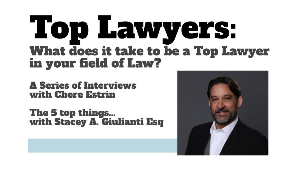 Top Lawyers: Stacey A. Giulianti of the Florida Peninsula Insurance Company On The 5 Things You Need To Become A Top Lawyer In Your Specific Field of Law